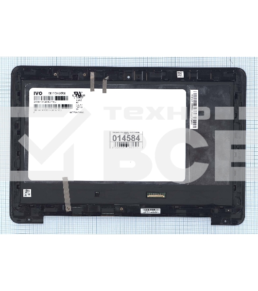 Модуль (матрица + тачскрин) для Asus TP200SA EeeBook E205SA черный с рамкой