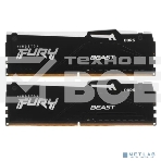 Оперативная память Kingston Fury Beast, DDR5, 32GB (2x16GB), 5600MHz, CL40, с радиаторами, RGB, черный, фото2