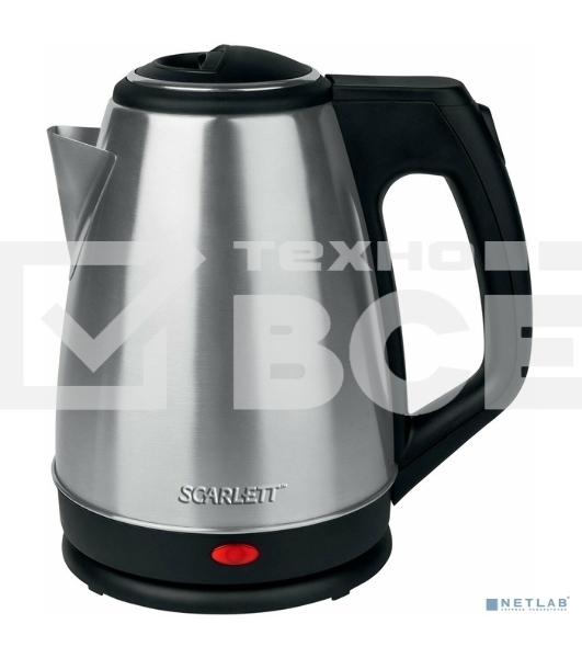 Чайник Scarlett SC-EK21S25 1.5л. 1350Вт серебристый (корпус: нержавеющая сталь)