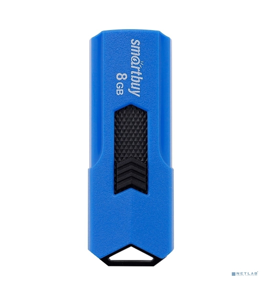 Флешка USB Smartbuy STREAM Blue (SB8GbST-B), 8Gb, USB 2.0, R/W 25/15, синий/черный