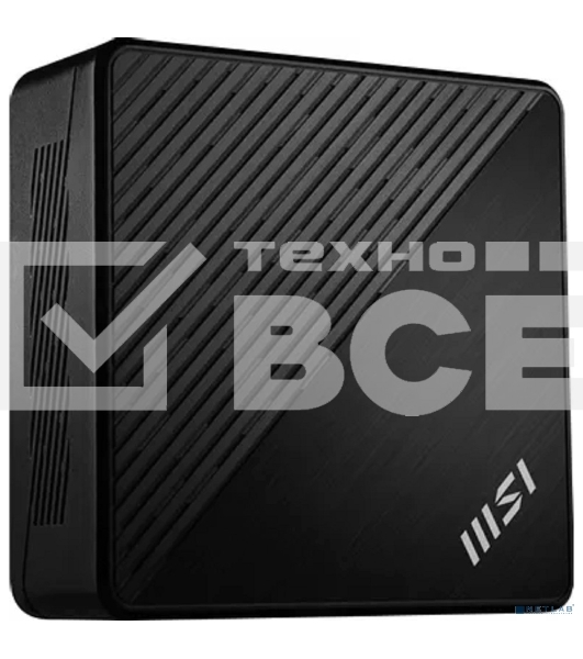 Неттоп MSI Cubi 5 12M-013RU i5 1235U (1.3) 16Gb SSD512Gb Iris Xe Windows 11 Professional 2.5xGbitEth+1xGbitEth WiFi BT 65W черный (9S6-B0A811-298)