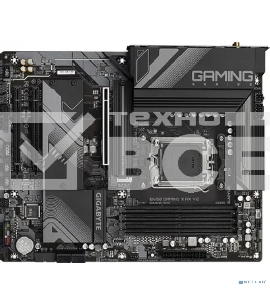 Материнская плата Gigabyte B650 GAMING X AX V2, AM5, AMD B650, 4xDDR5, 4xSATA, 3xM.2, 1xPCI-E 4.0 x16, 2xPCI-E 3.0 x1, 1xUSB-A 3.2 Gen 2, 3xUSB-A 3.2 Gen 1, 1xUSB-C 3.2 Gen 2, 1x 2.5Gb LAN, 3x3.5 мм, 7.1, ATX