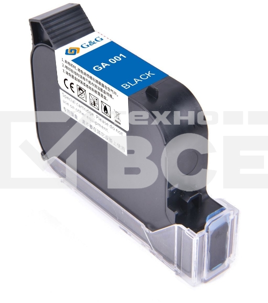 Картридж струйный G&G GA-001BK черный (42мл) для G&G GG-HH1001