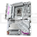 Материнская плата Gigabyte Z890 AORUS ELITE X ICE, LGA 1851, Intel Z890, 4xDDR5, 4xSATA, 5xM.2, 1xPCIe 5.0 x16, 1xPCIe 4.0 x4, 1xPCIe 4.0 x1, 1x 2.5Gb LAN, 4xUSB-A 3.2 Gen 1, 2xUSB-A 3.2 Gen 2, 4xUSB-A 2.0, 1xUSB-C (Thunderbolt 4), 2x3.5 мм, 7.1, ATX, фото5