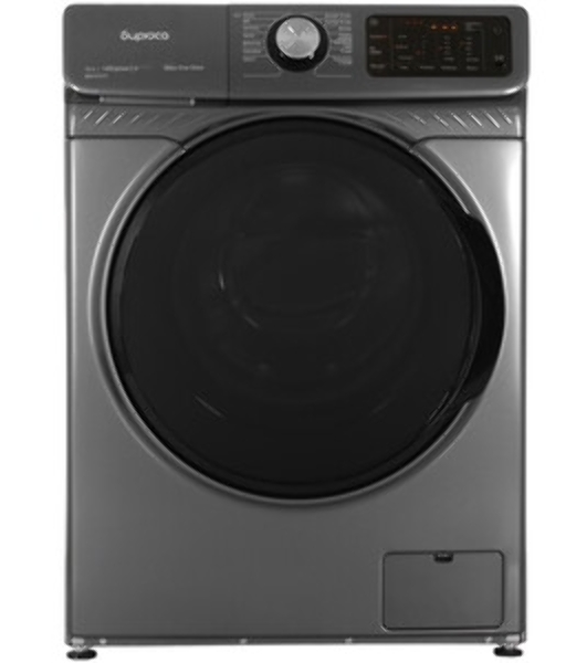 Стиральная машина Бирюса WM-SBM1014/15 M Металлик, загрузка фронтальная 10 кг, 1400 об/мин, класс А+++