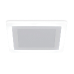 Встраиваемый cветодиодный светильник с подсветкой Ambrella light DCR394 12W+4W 4200K+4200K 220-240V 195*195*20 (A155*155), фото 1