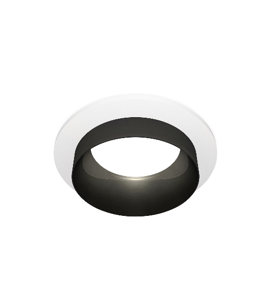 Комплект встраиваемого светильника Ambrella light XC6512021 SWH/PBK белый песок/черный полированный MR16 GU5.3 (C6512, N6131)
