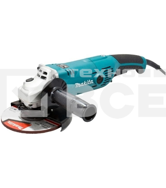 Угловая шлифовальная машина Makita GA6021 УШМ,ф150мм, 1050Вт,10000об\м,2.3кг,кор,муфта SJS,фикс вкл-ля,шлиф диск