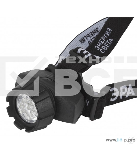 Фонарь ЭРА GB-604 налобный 18xLED 3xААА 4 реж. черный бл