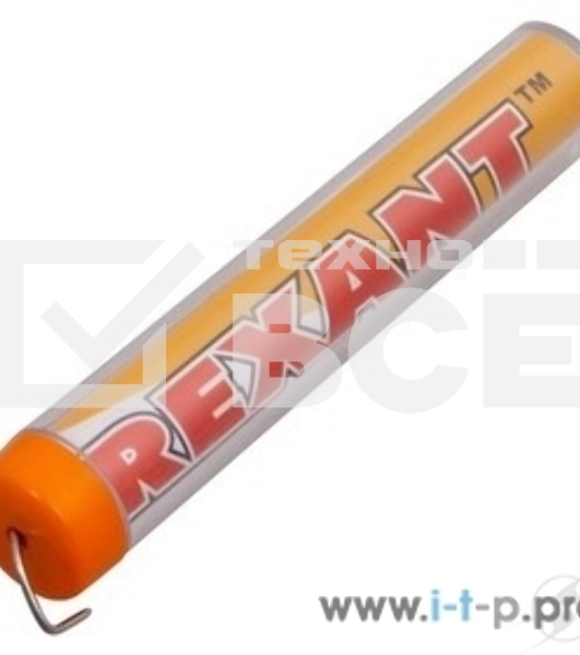 Припой с канифолью Rexant (09-3101) 10 гр.d=1.0 мм (Sn60 Pb40 Flux 2.2%)