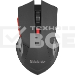 Мышь беспроводная Defender Accura MM-275 красный, 1600 dpi, радиоканал, USB, кнопки - 6, фото26