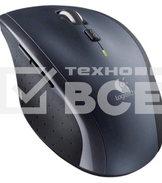 Мышь беспроводная Logitech M705 черный, 1000 dpi, радиоканал, USB, кнопки - 7