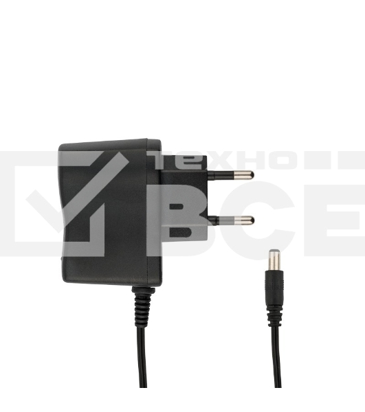 Источник питания 110-220 V AC/12 V DC 0,5 А 5 W с DC разъемом подключения 5.5х2.1, без влагозащиты (IP23)