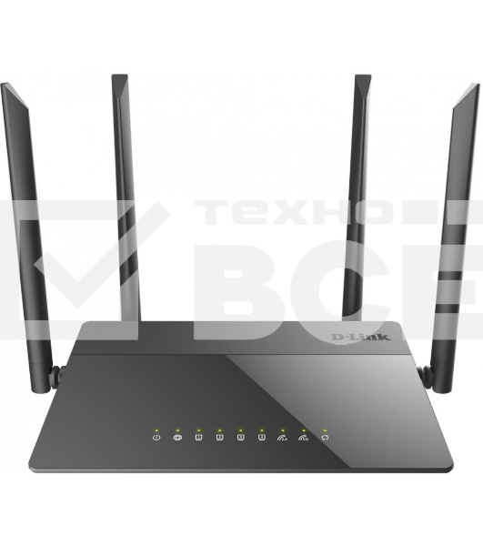 Маршрутизатор беспроводной D-Link DIR-841/RU/A1B, Wireless AC1200 Dual-Band Router with 1 10/100/1000Base-T WAN port and 410/100Base-TX LAN ports.802.11b/g/n compatible, 802.11AC up to 866Mbps,1 10/100/1000Base-T WAN port, 4