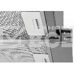 Встраиваемая вытяжка Kuppersberg SLIMLUX IV 60 X, ширина 60 см, отвод/рециркуляция, 550 м3/час, механическое управление, 3 скорости, светодиодное освещение 2х4 Вт, металлические жироулавливающие фильтры, угольный фильтр(опция), цвет нержавеющая сталь(ПОЛЬ, фото3