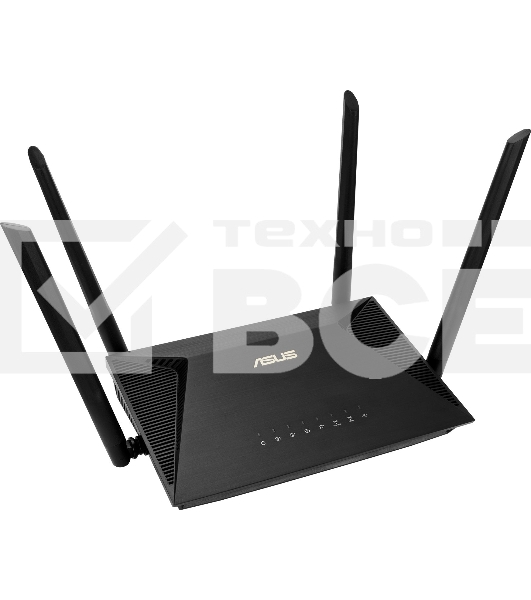 Роутер ASUS RT-AX53U  802.11b/g/n/ac/ax, до 574 + 1201 Mbps, 2,4 + 5 гГц, 4 антенны, USB