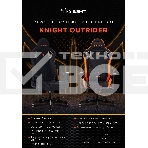 Кресло игровое Knight OUTRIDER черный/оранжевый ромбик эко.кожа с подголов. крестовина металл, фото16