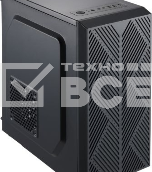 Компьютерный корпус Accord ACC-CL297B черный без БП ATX 1x120mm 2xUSB2.0 1xUSB3.0 audio