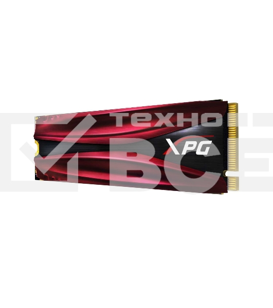 Накопитель SSD ADATA XPG GAMMIX S11 Pro, 256Gb, PCIe 3.0 x4, M.2 2280, NVMe, R/W 3500/1200, с радиатором