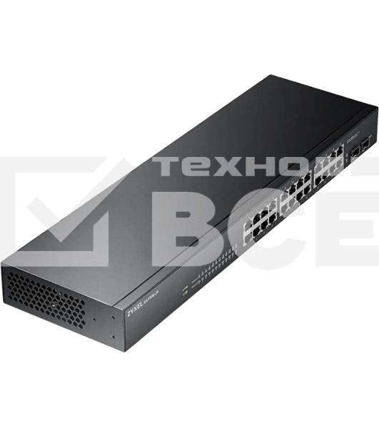 Коммутатор Smart L2 Zyxel GS1900-24, rack 19