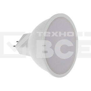 Лампа светодиодная Rexant Рефлектор MR16 9,5 Вт 808 Лм GU5.3 AC/DC 12 В 2700 K теплый свет, низковольтная
