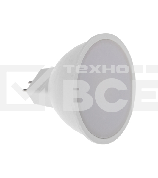 Лампа светодиодная Rexant Рефлектор MR16 9,5 Вт 808 Лм GU5.3 AC/DC 12 В 2700 K теплый свет, низковольтная
