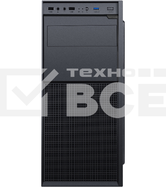 Компьютерный корпус Accord A-300 черный без БП ATX 1x120mm 2xUSB2.0 1xUSB3.0 audio
