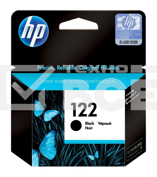 Картридж струйный HP 122 CH561HE черный для HP DJ 1050/2050/2050s (120стр.)