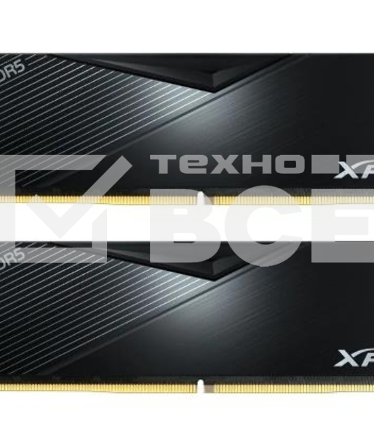 Оперативная память XPG Lancer, DDR5, 64GB (2x32GB), 6000MHz, CL30, DIMM, с радиаторами, черный