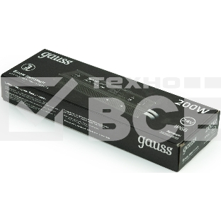 Блок питания Gauss 202022400 пониж. для лен.светод. черный