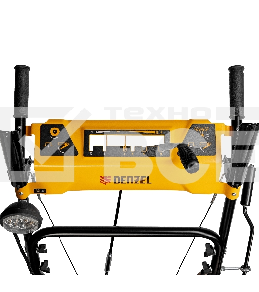Бензиновая снегоуборочная машина SBM 610, 212cc, ручной старт, фара  Denzel