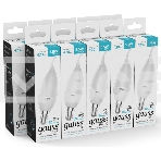 Лампа светодиодная Gauss Basic 1034116 5.5Вт цок.:E14 свеча 180B 3000K св.свеч.бел.теп. (упак.:10шт), фото4
