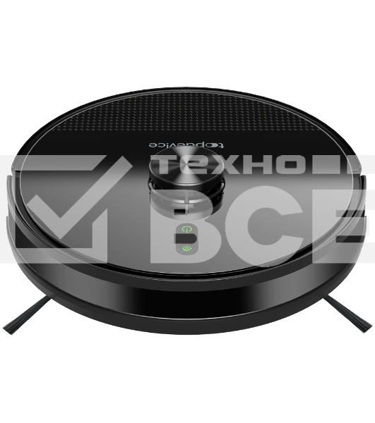 Робот-пылесос TopDevice TDSRC003_BK черный, 40 Вт, 2600 мАч Li-Ion, уборка влажная/сухая, пылесборник контейнер 0.4 л