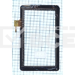 Сенсорное стекло (тачскрин) QSD 702-09017-03, черное, фото 1