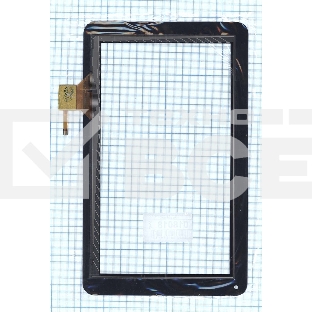 Сенсорное стекло (тачскрин) QSD 702-09017-03, черное