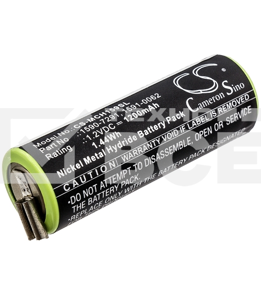Аккумулятор CameronSino CS-MCH159SL для Moser ChroMini 1591 1200mAh, 1.2V, Ni-MH