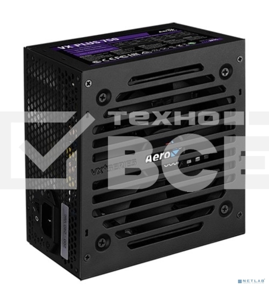 Блок питания Aerocool / Formula VX-750 PLUS, 750Вт 120мм, черный