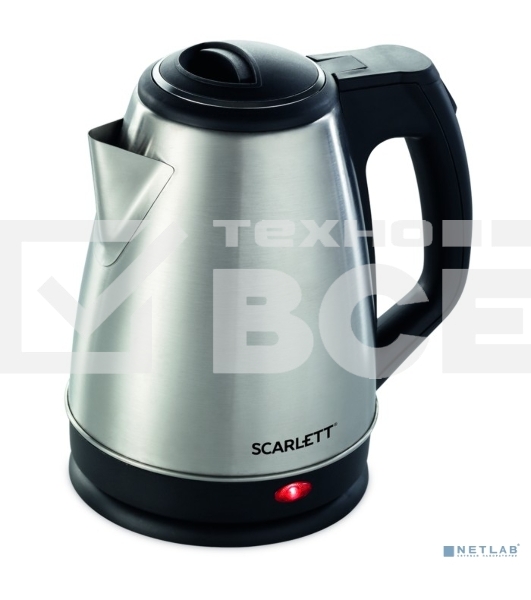 Чайник Scarlett SC-EK21S25 1.5л. 1350Вт серебристый (корпус: нержавеющая сталь)