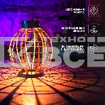 Светильник садовый Rexant Бамбук, 29,5 см, 3000К, встроенный аккумулятор, солнечная панель, коллекция Бали, фото3