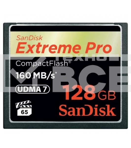 Флеш карта CF 128Gb Sandisk SDCFXPS-128G-X46 Extreme Pro