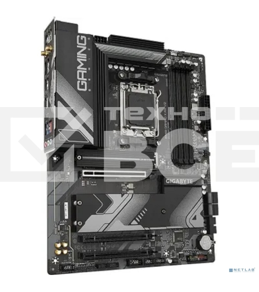 Материнская плата Gigabyte B650 GAMING X AX V2, AM5, AMD B650, 4xDDR5, 4xSATA, 3xM.2, 1xPCI-E 4.0 x16, 2xPCI-E 3.0 x1, 1xUSB-A 3.2 Gen 2, 3xUSB-A 3.2 Gen 1, 1xUSB-C 3.2 Gen 2, 1x 2.5Gb LAN, 3x3.5 мм, 7.1, ATX