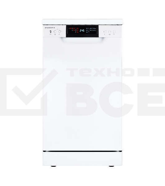 Посудомоечная машина Maunfeld MWF45220W, белый, 44.8 см, 10 компл., 49 дБ, класс A++