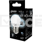 Лампа светодиодная Gauss 6.5Вт цок.:E27 шар 220B св.свеч.бел.нейт. P45 (упак.:10шт) (105102207), фото6