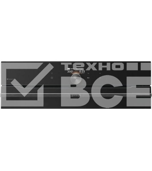 Встраиваемая электрическая духовка Gorenje BP6138B, объем 77 л, макс. температура 320 градусов, сенсорное/поворотное управление, Wi-Fi, пиролитическая очистка, телескопические направляющие на одном уровне, термощуп, AirFry, автоматические программы, динамическая система охлаждения, многоуровневое приготовление, PerfectGrill, энергоэффективность А+, черный