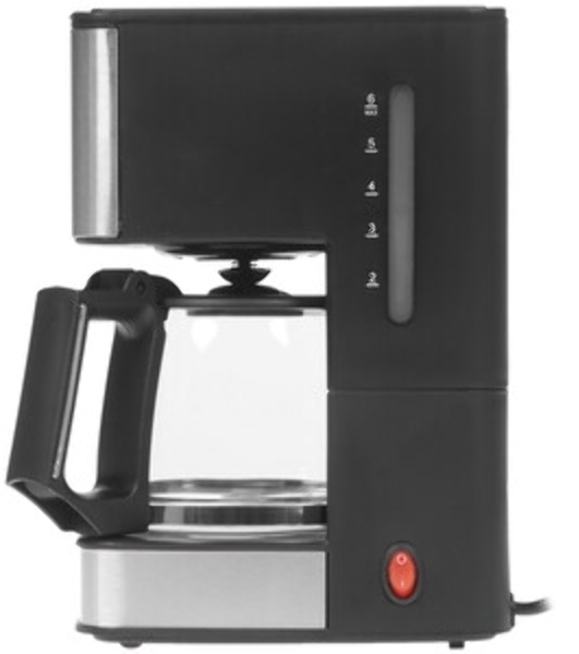 Кофеварка капельная Centek CT-1144 серебристый/черный, исп. кофе - молотый, 0.8 л, 680 Вт.