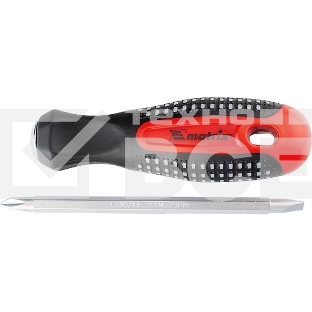Отвертка MATRIX 11451комбинированная fusion sl6.0 / ph2мм crv 3-х компонентная рукоятка anti slip