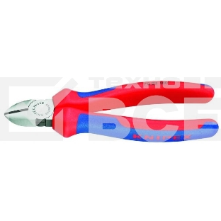 Бокорезы KNIPEX 7002160160мм диагональные, ручки с двухцветными многокомпонентными чехлами
