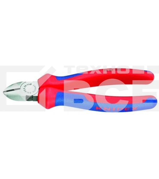 Бокорезы KNIPEX 7002160160мм диагональные, ручки с двухцветными многокомпонентными чехлами