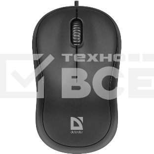 Мышь проводная Defender Patch MS-759 черный, 1000 dpi, USB, кнопки - 3