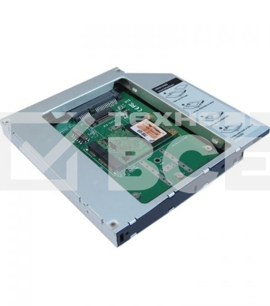 Сменный бокс для HDD/SSD AgeStar SMNF2S SATA металл серебристый 2.5